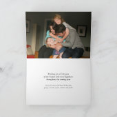 Joyeux et lumineux carte photo simple de vacances (Intérieur)