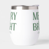 Joyeux et Lumineux Noël Fêtes Vert (Gauche)