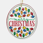 Joyeux et lumineux ornements de vacances, lumières (Gauche)