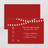 Joyeux et lumineux RSVP (Devant / Derrière)