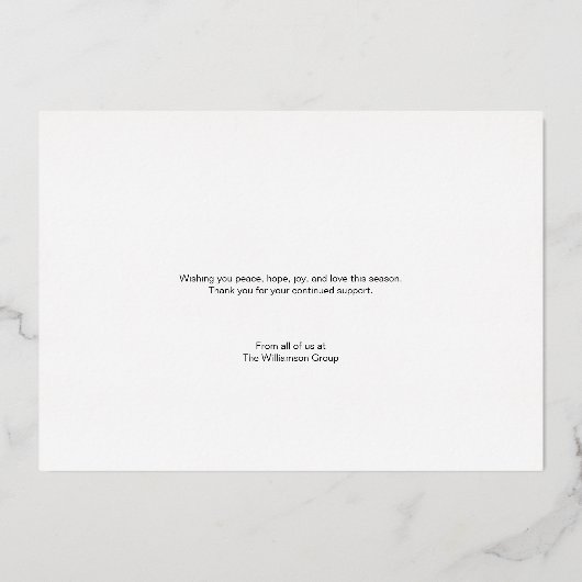 Joyeux et lumineux script Pine Vacances lumières (Verso)