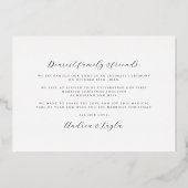 Joyeux et marié Retro Swirl photo de vacances (Verso)