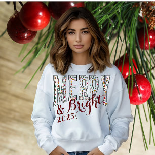 Joyeux et Sweatshirt de Noël