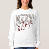 Joyeux et Sweatshirt de Noël (Devant)