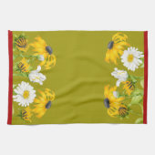 Joyeux été sur une serviette de cuisine (Horizontal)