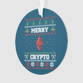 Joyeux Ethereum de Crypto Sweat de Noël moche (devant)
