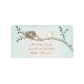 Joyeux Étiquette de adresse de Pâques (Devant)