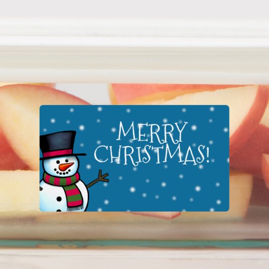 Joyeux Étiquette de Noël (Apposé)