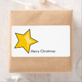 Joyeux Étiquette de Noël (En situation)