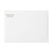 Joyeux Étiquette d'écriture couleur modifiable de  (Devant)