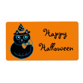 Joyeux Étiquette Halloween (Devant)