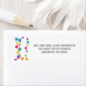 Joyeux Étiquettes brillants (En situation)