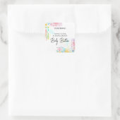 Joyeux Étiquettes de bocal de beurre coloré (Sac)