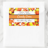 Joyeux Étiquettes de Corn aux bougies Halloween (Sac)