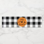 Joyeux Étiquettes de l'eau d'Halloween (Étiquettes simples)