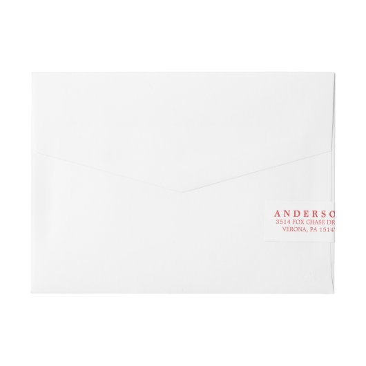 JOYEUX étiquettes d'enveloppe d'adresse (Dos)