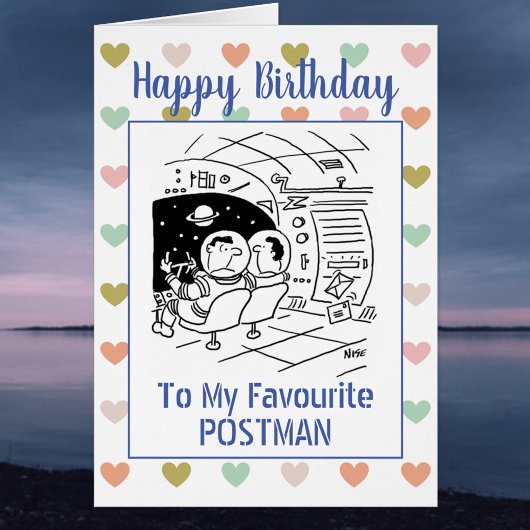 Joyeux facteur d'anniversaire