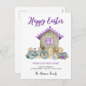 Joyeux Faire-part de la nouvelle maison Pâques (Devant / Derrière)