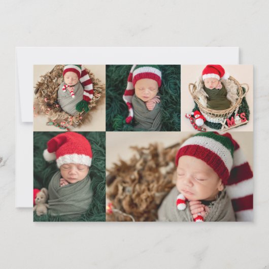 Joyeux Faire-part de naissance de Noël (Dos)