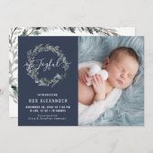 JOYEUX | faire-part de naissance des fêtes de la c (Devant / Derrière)