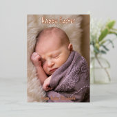 Joyeux Faire-part de Pâques (Debout devant)