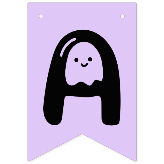Joyeux Fantôme Halloween Drapeaux de Bunting (Deuxième drapeau)