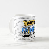 Joyeux Fête des pères Mug Cadeau de fête du Père (Devant gauche)