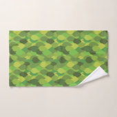 Joyeux Feuilles luxuriants - motif de surface tran (Serviette à main)