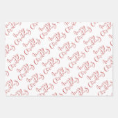 Joyeux feuillets papier d'enveloppement d'orignal  (Devant 2)