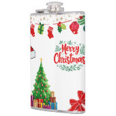 Joyeux flacon de vin de Noël (Gauche)