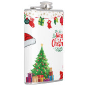 Joyeux flacon de vin de Noël (Droite)