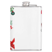 Joyeux flacon de vin de Noël (Dos)