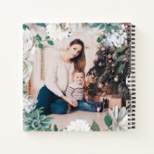 Joyeux floraux Carnet photo de Noël (Dos)