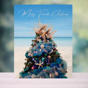 Joyeux Floride Noël Tropical Beach Holiday Tree