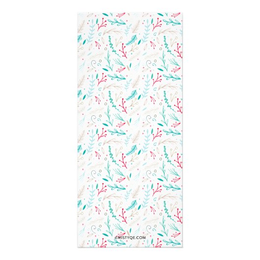 Joyeux Foliage Menu de Noël (Dos)