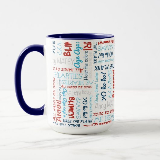 Joyeux Fun Party Pirate Mug (Gauche)