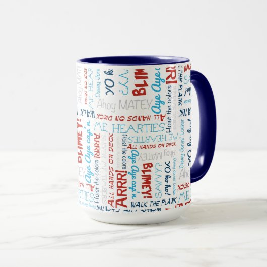 Joyeux Fun Party Pirate Mug (Devant droit)