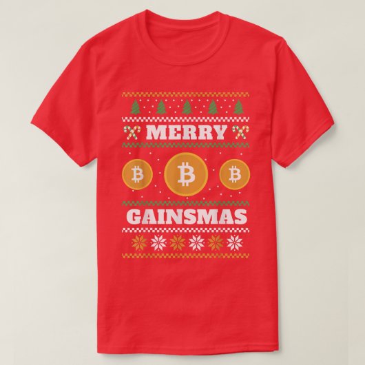Joyeux Gainsmas Bitcoin Vilain Sweat de Noël (Design devant)