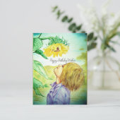 Joyeux garçon d'anniversaire | Carte postale Sunfl (Debout devant)