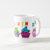 Joyeux gâteaux d'anniversaire - Mug de café (Devant droit)