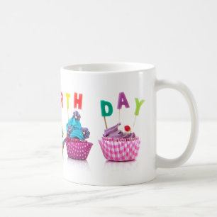 Joyeux gâteaux d'anniversaire - Mug de café