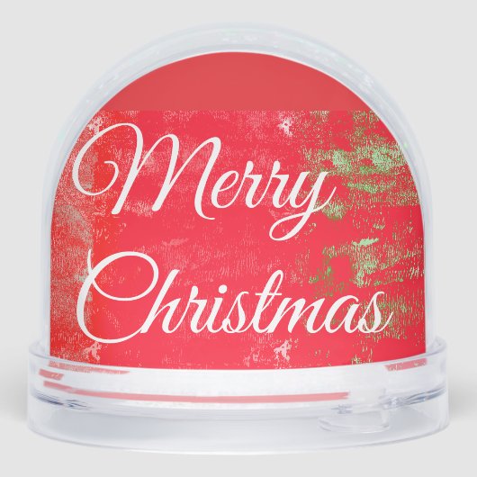 Joyeux globe de neige de Noël (Arrière)