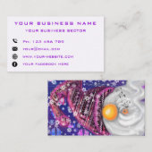 Joyeux Gnome Carte de visite de Noël Modèle (Devant / Derrière)