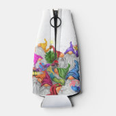 Joyeux Gnomes Glacière de bouteille de Noël (Dos)