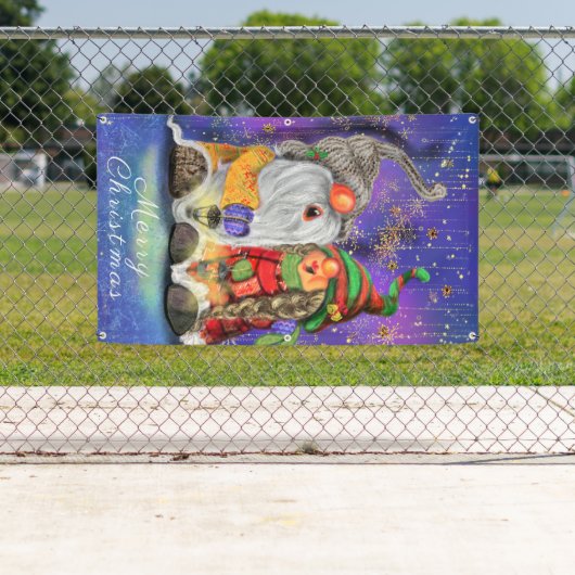 Joyeux Gnomes Noël bannière (En situation)