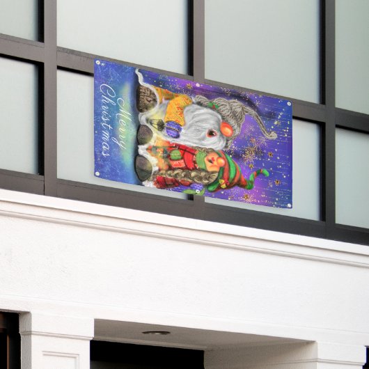 Joyeux Gnomes Noël bannière (Bâtiment extérieur)