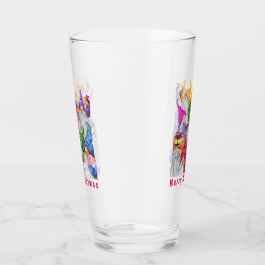 Joyeux Gnomes verre de Noël (Droite)