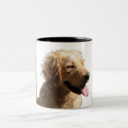 Joyeux Golden Retriever Mug (Centre)