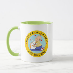Joyeux Gotcha Day Mug Personnalisez-le aussi