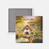 Joyeux grand-mère's Home Magnet (Recto/Verso)